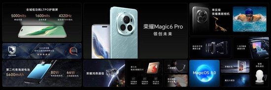 荣耀Magic6系列发布，荣耀鸿燕通信让卫星通信普及 定价4399元起