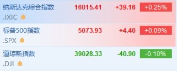 纳指高开0.25% Zoom绩后涨7.8%